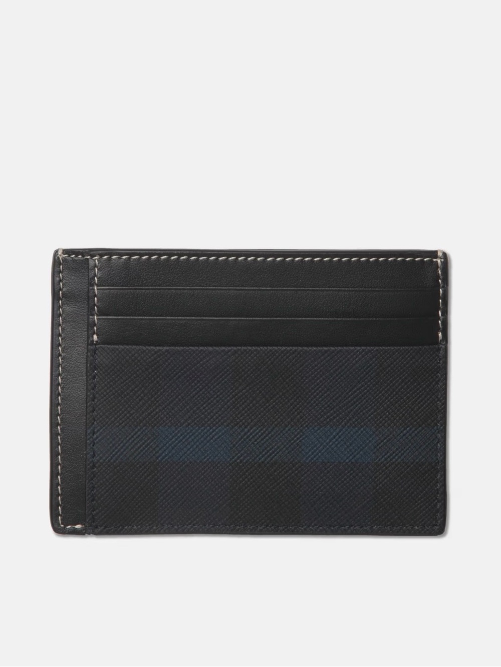 Burberry Black and Navy Check Card Holder SOLD OUT!!!